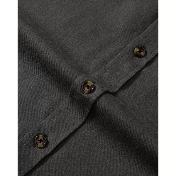 Alimens &amp; Gentle Men's Flannel Shirt Button Down Regular Fit Long Sleeve Casual Shirts