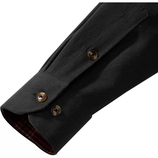 Alimens &amp; Gentle Men's Flannel Shirt Button Down Regular Fit Long Sleeve Casual Shirts