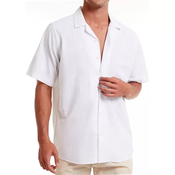 Alimens &amp; Gentle Mens Line Shirt Regular Fit Short Sleeve Hawaiian Button Down Shirt