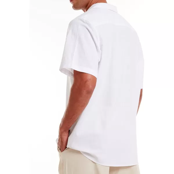 Alimens &amp; Gentle Mens Line Shirt Regular Fit Short Sleeve Hawaiian Button Down Shirt