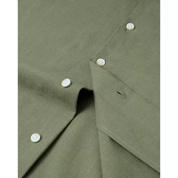 Alimens &amp; Gentle Mens Line Shirt Regular Fit Short Sleeve Hawaiian Button Down Shirt