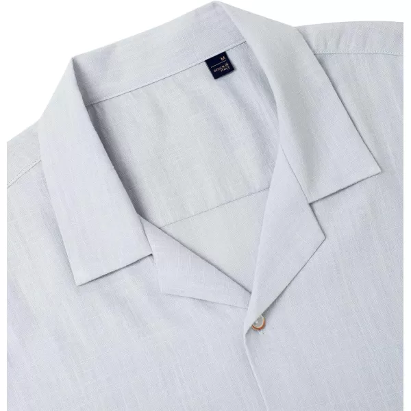 Alimens &amp; Gentle Mens Line Shirt Regular Fit Short Sleeve Hawaiian Button Down Shirt