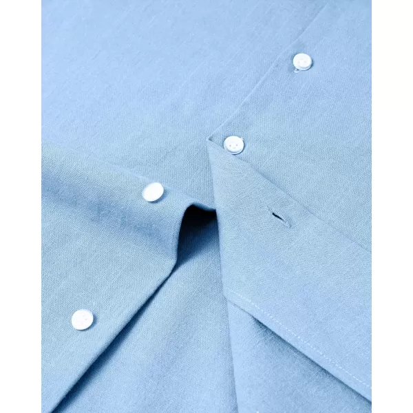 Alimens &amp; Gentle Mens Line Shirt Regular Fit Short Sleeve Hawaiian Button Down Shirt
