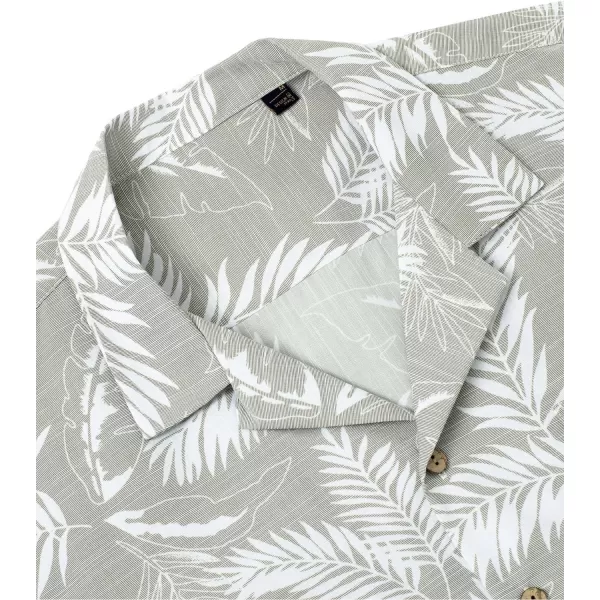 Alimens &amp; Gentle Mens Linen Shirts Cotton Hawaiian Shirts Short Sleeve Button Down Shirts Casual Summer Beach Tops