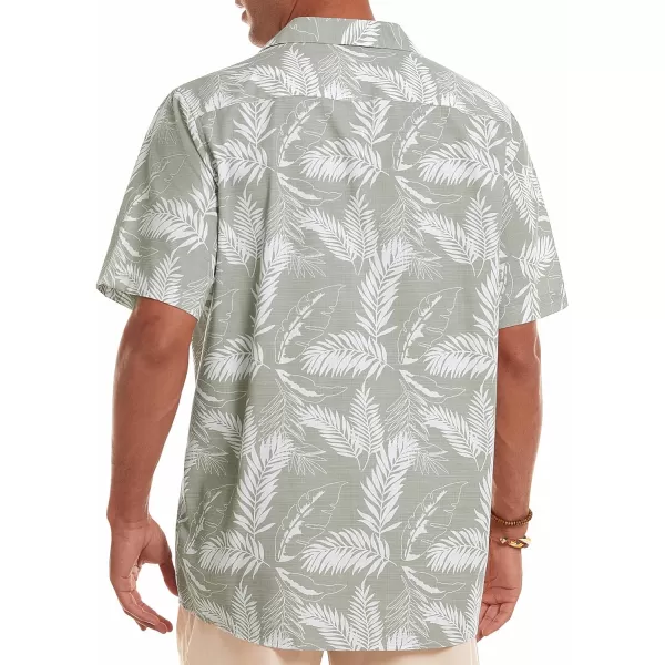 Alimens &amp; Gentle Mens Linen Shirts Cotton Hawaiian Shirts Short Sleeve Button Down Shirts Casual Summer Beach Tops