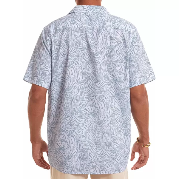 Alimens &amp; Gentle Mens Linen Shirts Cotton Hawaiian Shirts Short Sleeve Button Down Shirts Casual Summer Beach Tops