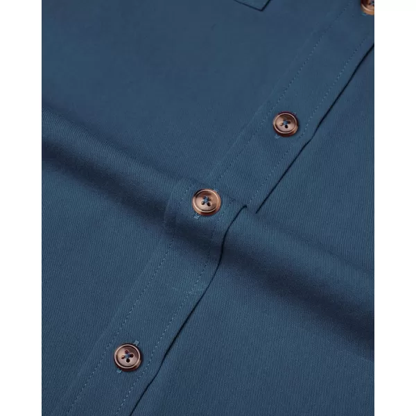 Alimens &amp; Gentle Men's Long Sleeve Regular Fit Casual Button Down Shirt