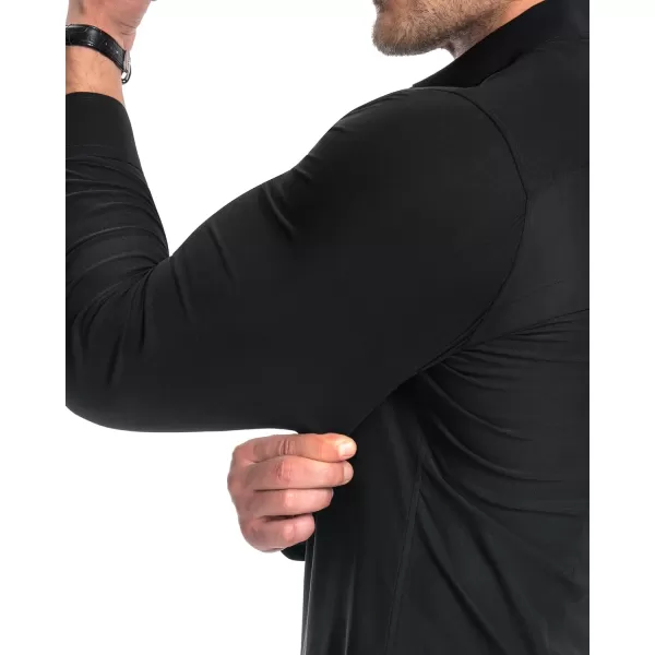 Alimens &amp; Gentle Men's Muscle Fit Dress Shirts Stretch Slim Fit Long Sleeve Button Down Shirts Business Formal Dress Shirts