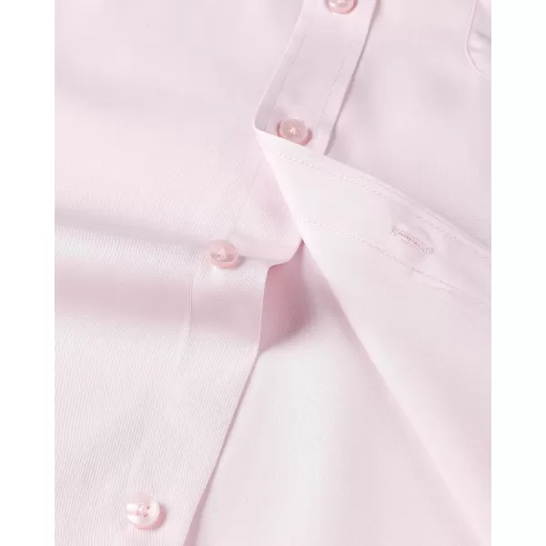 Alimens &amp; Gentle Mens Short Sleeve Dress Shirts Wrinkle Free Solid Casual Button Down Shirts with Pocket