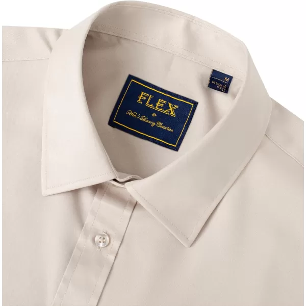 Alimens &amp; Gentle Mens Short Sleeve Dress Shirts Wrinkle Free Solid Casual Button Down Shirts with Pocket