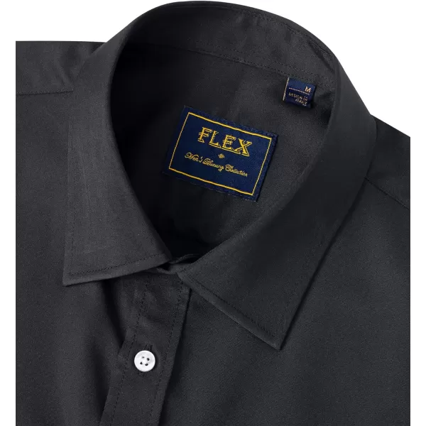 Alimens &amp; Gentle Mens Short Sleeve Dress Shirts Wrinkle Free Solid Casual Button Down Shirts with Pocket