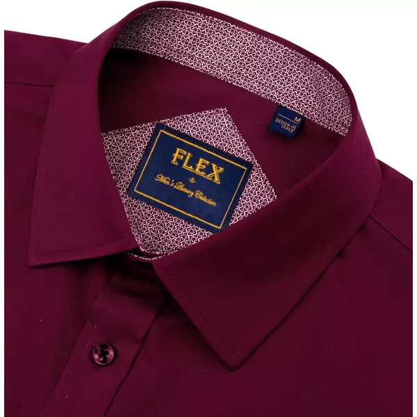 Alimens &amp; Gentle Mens Short Sleeve Dress Shirts Wrinkle Free Solid Casual Button Down Shirts with Pocket