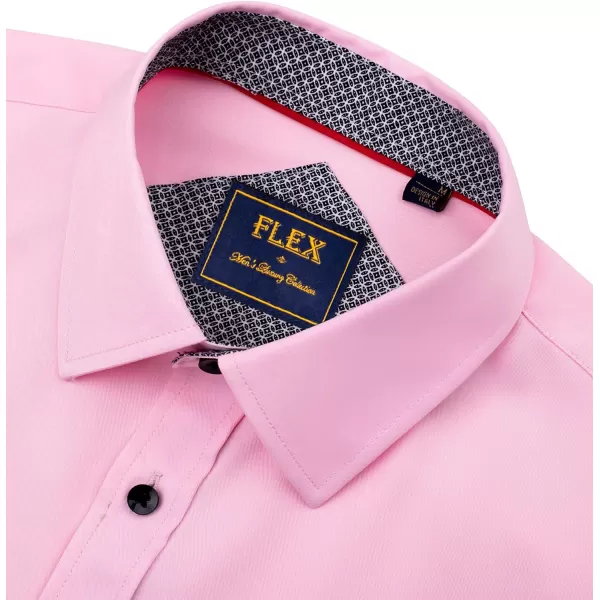Alimens &amp; Gentle Mens Short Sleeve Dress Shirts Wrinkle Free Solid Casual Button Down Shirts with Pocket
