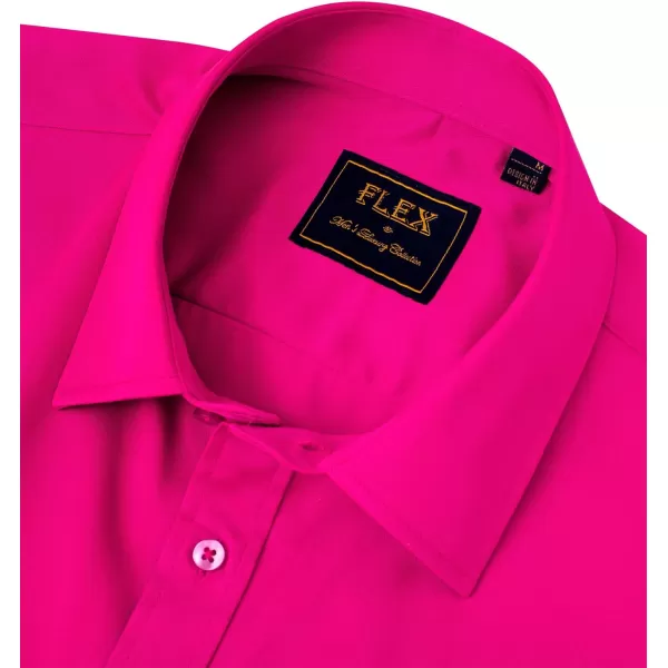 Alimens &amp; Gentle Mens Short Sleeve Dress Shirts Wrinkle Free Solid Casual Button Down Shirts with Pocket