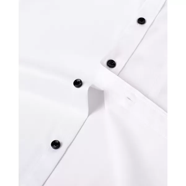 Alimens &amp; Gentle Mens Short Sleeve Dress Shirts Wrinkle Free Solid Casual Button Down Shirts with Pocket