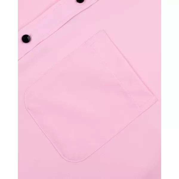 Alimens &amp; Gentle Mens Short Sleeve Dress Shirts Wrinkle Free Solid Casual Button Down Shirts with Pocket