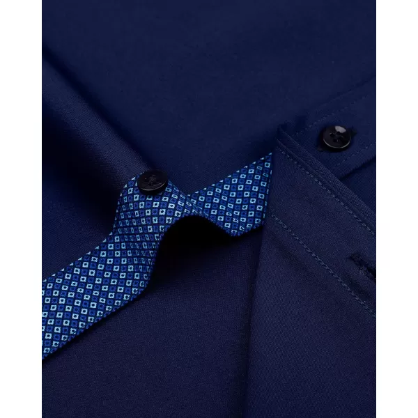 Alimens &amp; Gentle Mens Short Sleeve Dress Shirts Wrinkle Free Solid Casual Button Down Shirts with Pocket