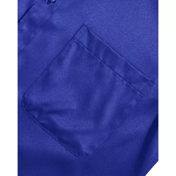 Alimens &amp; Gentle Mens Short Sleeve Dress Shirts Wrinkle Free Solid Casual Button Down Shirts with Pocket