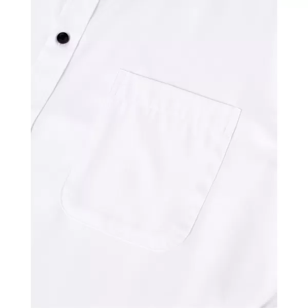 Alimens &amp; Gentle Mens Short Sleeve Dress Shirts Wrinkle Free Solid Casual Button Down Shirts with Pocket