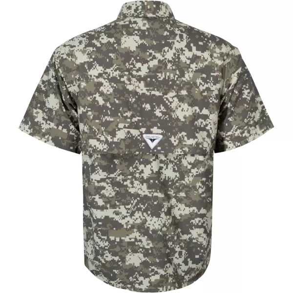 Alimens &amp; Gentle Mens Short Sleeve Fishing Shirt Camouflage Quick Dry Outdoor Sun Protection Shirts