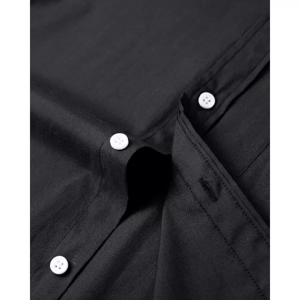 Alimens &amp; Gentle Men's Short Sleeve Oxford Shirt Regular Fit Button Down Collar Shirts with Pocket