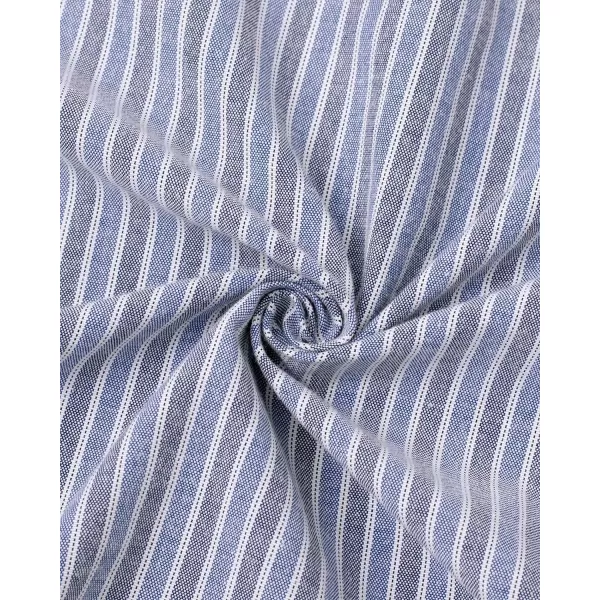 Alimens &amp; Gentle Men's Short Sleeve Oxford Shirt Regular Fit Button Down Collar Shirts with Pocket