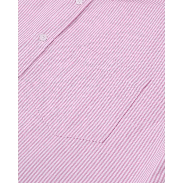 Alimens &amp; Gentle Men's Short Sleeve Oxford Shirt Regular Fit Button Down Collar Shirts with Pocket
