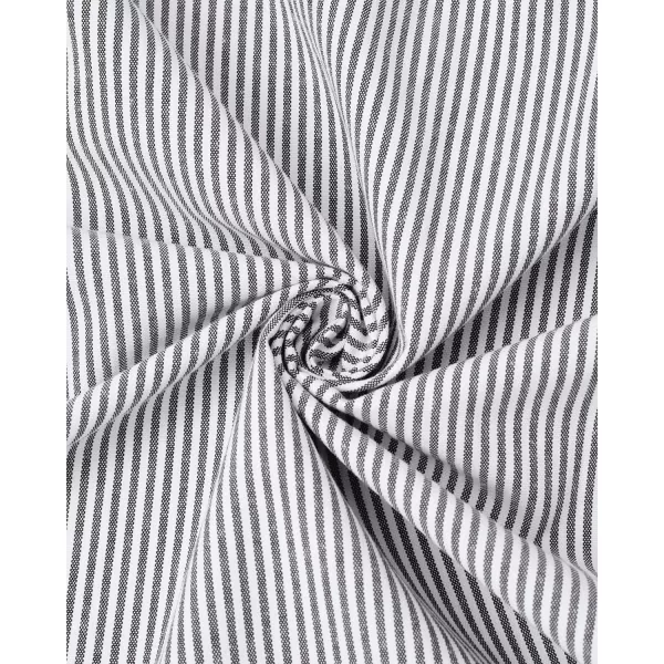 Alimens &amp; Gentle Men's Short Sleeve Oxford Shirt Regular Fit Button Down Collar Shirts with Pocket
