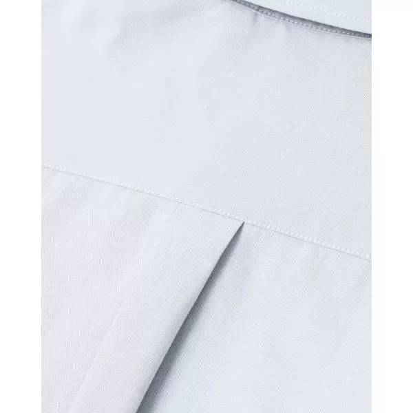 Alimens &amp; Gentle Men's Short Sleeve Oxford Shirt Regular Fit Button Down Collar Shirts with Pocket