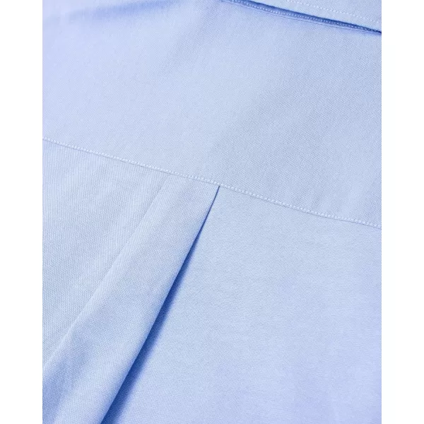Alimens &amp; Gentle Men's Short Sleeve Oxford Shirt Regular Fit Button Down Collar Shirts with Pocket
