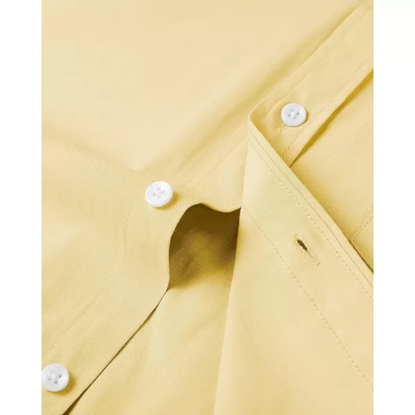 Alimens &amp; Gentle Men's Short Sleeve Oxford Shirt Regular Fit Button Down Collar Shirts with Pocket