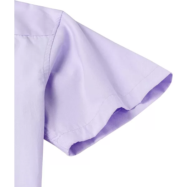 Alimens &amp; Gentle Men's Short Sleeve Oxford Shirt Regular Fit Button Down Collar Shirts with Pocket