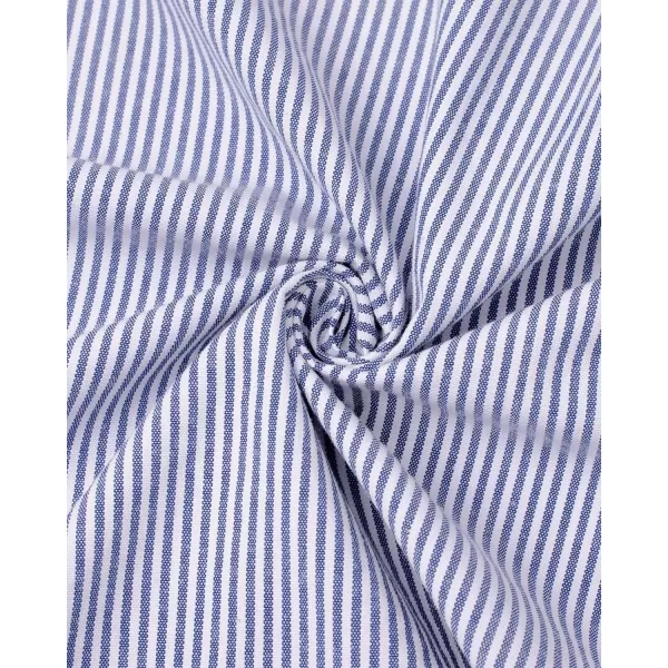Alimens &amp; Gentle Men's Short Sleeve Oxford Shirt Regular Fit Button Down Collar Shirts with Pocket