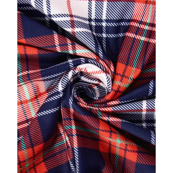 Alimens &amp; Gentle Womens Pajama Pants Plaid Stretch Comfy Lounge Pants Drawstring Sleep Bottoms with Pockets