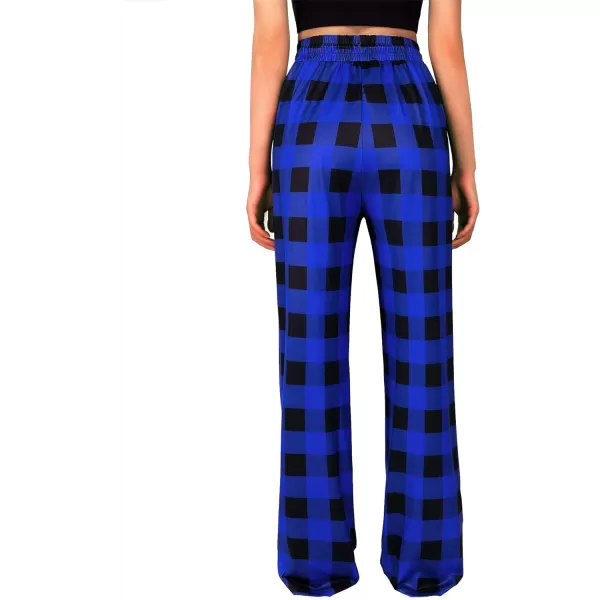 Alimens &amp; Gentle Womens Pajama Pants Plaid Stretch Comfy Lounge Pants Drawstring Sleep Bottoms with Pockets