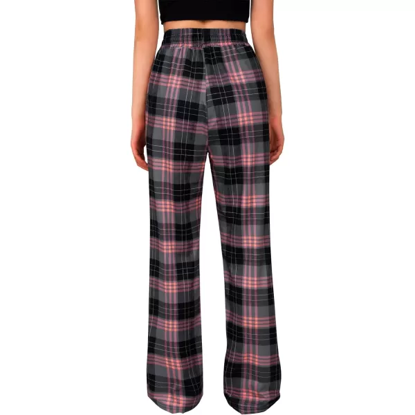 Alimens &amp; Gentle Womens Pajama Pants Plaid Stretch Comfy Lounge Pants Drawstring Sleep Bottoms with Pockets