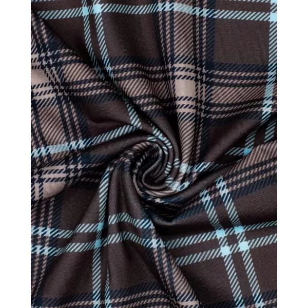Alimens &amp; Gentle Womens Pajama Pants Plaid Stretch Comfy Lounge Pants Drawstring Sleep Bottoms with Pockets