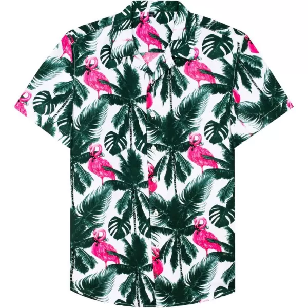 Alimens &amp; Gentle Cotton Regular Fit Short Sleeve Casual Hawaiian Shirt for Men