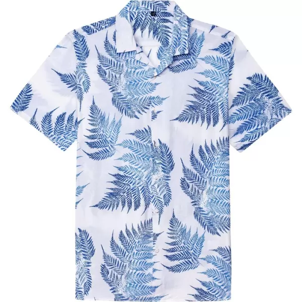 Alimens &amp; Gentle Cotton Regular Fit Short Sleeve Casual Hawaiian Shirt for Men