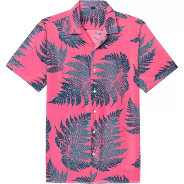 Alimens &amp; Gentle Cotton Regular Fit Short Sleeve Casual Hawaiian Shirt for Men
