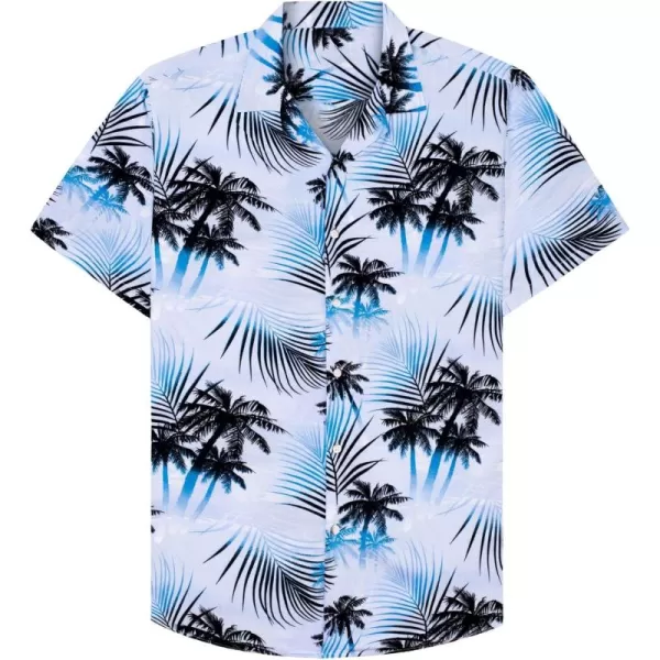 Alimens &amp; Gentle Cotton Regular Fit Short Sleeve Casual Hawaiian Shirt for Men