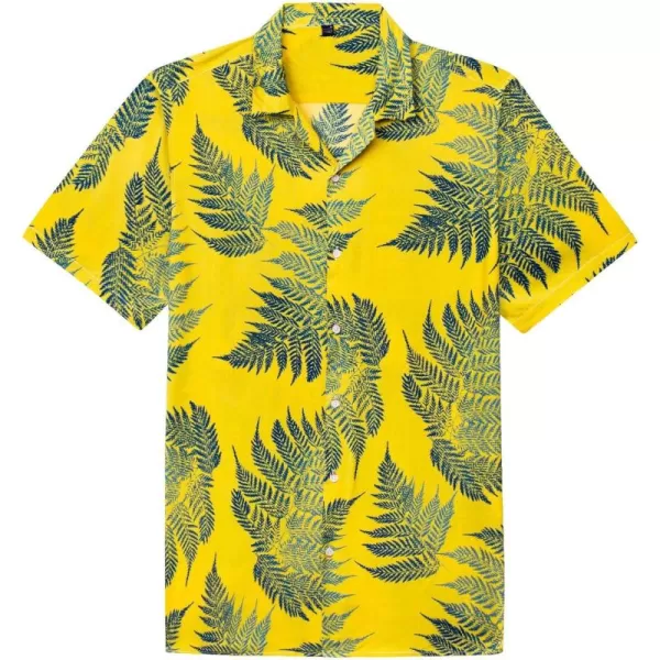 Alimens &amp; Gentle Cotton Regular Fit Short Sleeve Casual Hawaiian Shirt for Men