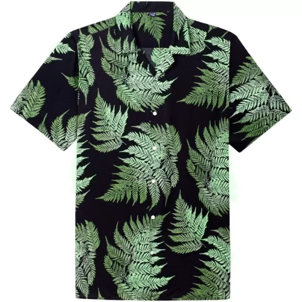 Alimens &amp; Gentle Cotton Regular Fit Short Sleeve Casual Hawaiian Shirt for Men