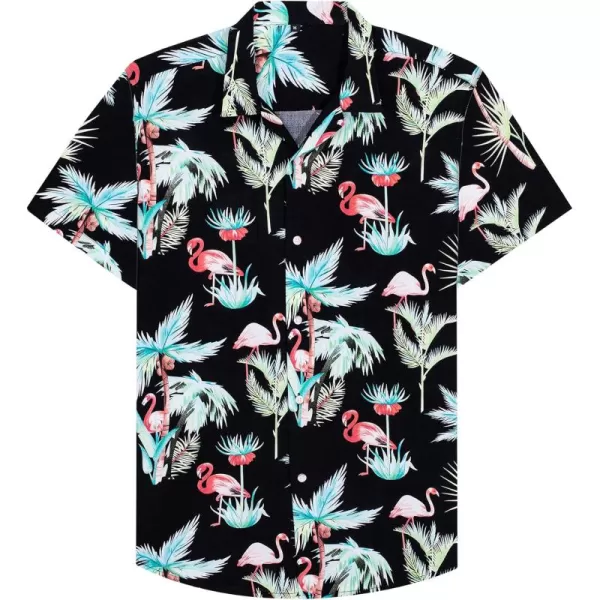Alimens &amp; Gentle Cotton Regular Fit Short Sleeve Casual Hawaiian Shirt for Men