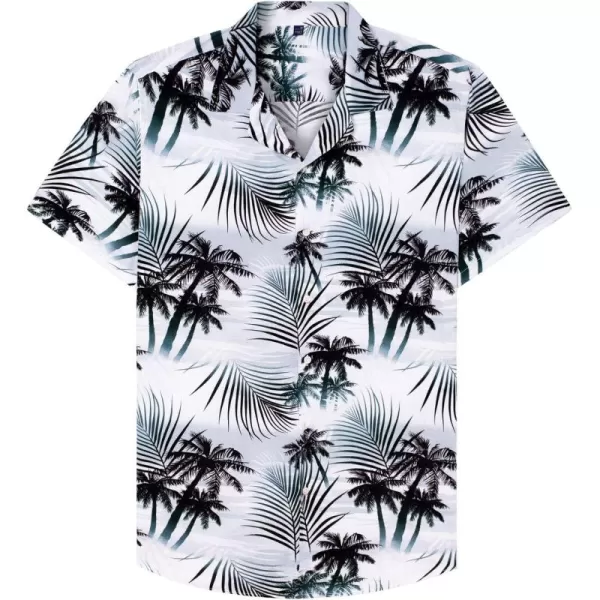 Alimens &amp; Gentle Cotton Regular Fit Short Sleeve Casual Hawaiian Shirt for Men