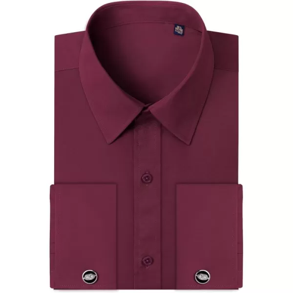 Alimens &amp; Gentle French Cuff Regular Fit Dress Shirts 