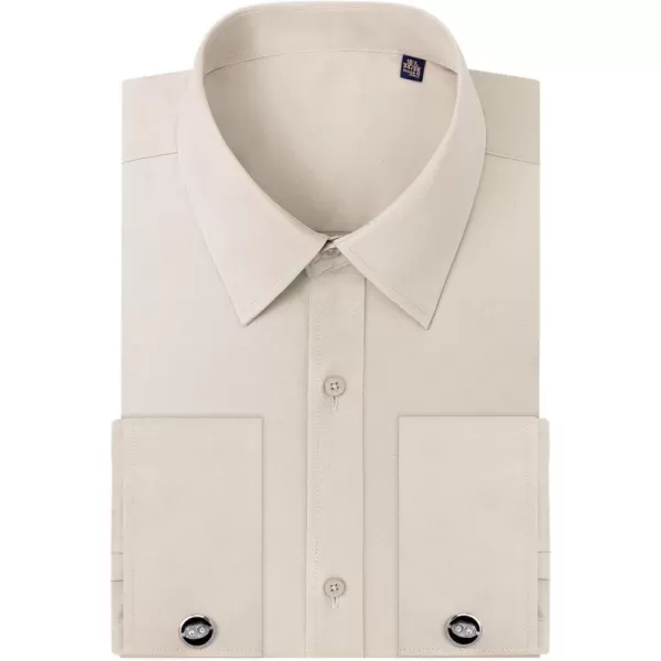 Alimens &amp; Gentle French Cuff Regular Fit Dress Shirts 