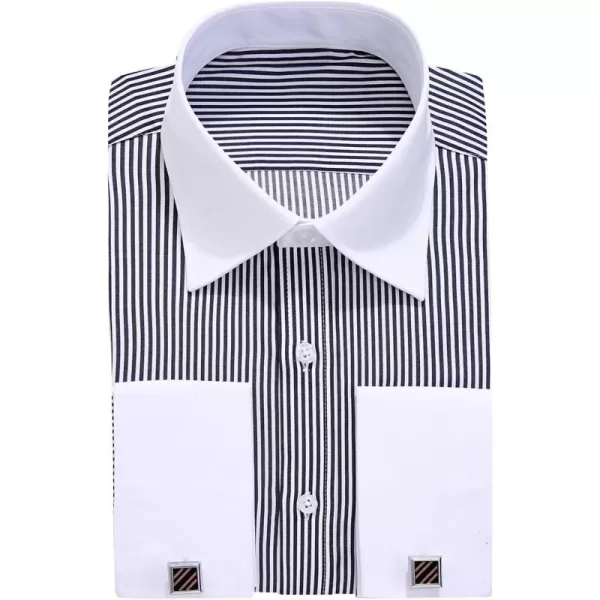 Alimens &amp; Gentle French Cuff Regular Fit Dress Shirts 