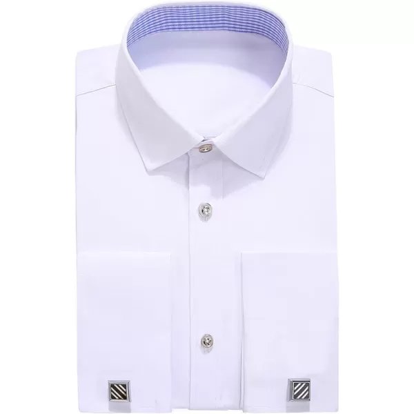 Alimens &amp; Gentle French Cuff Regular Fit Dress Shirts 