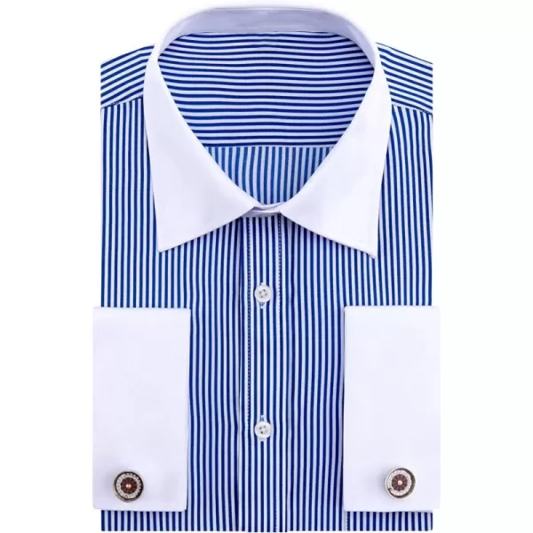 Alimens &amp; Gentle French Cuff Regular Fit Dress Shirts 
